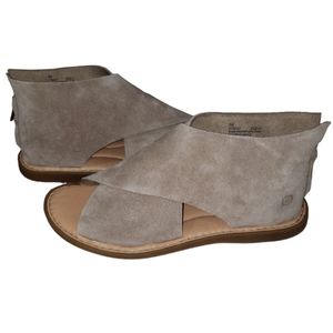 Born Iwa Suede Open Toe Shoes